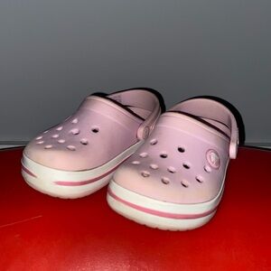 Pink Crocs